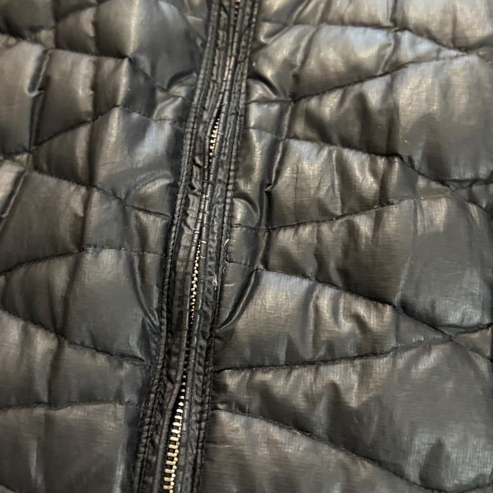 Patagonia Black Duckdown Longline Coat Sz S - Picture 3 of 11